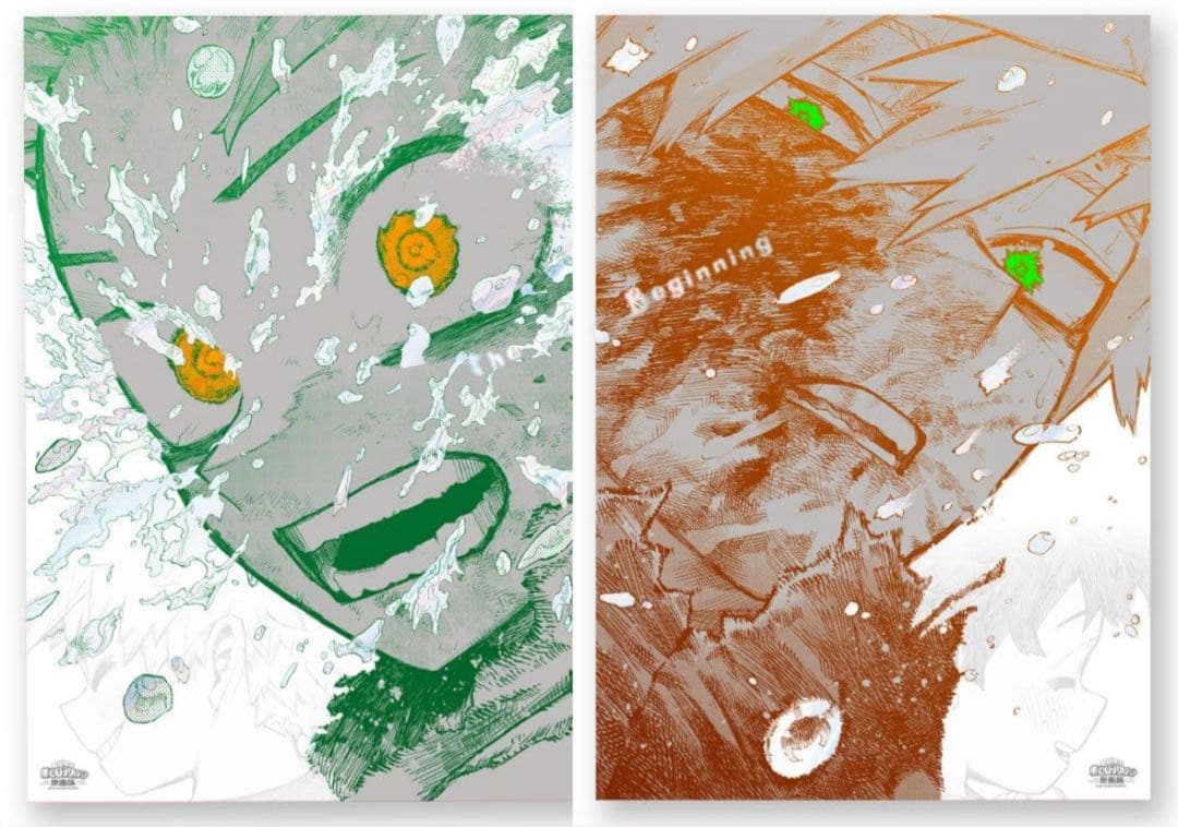 僕のヒーローアカデミア 原画展 アートポスター The Beginning