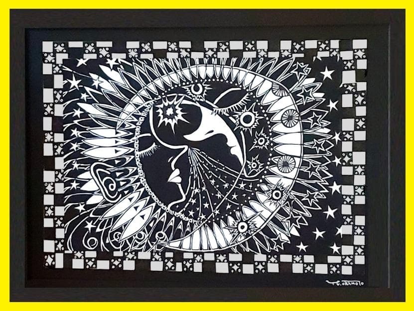 ■双子の画家（岡本優）さんの「月慕情」＆おまけ付き■