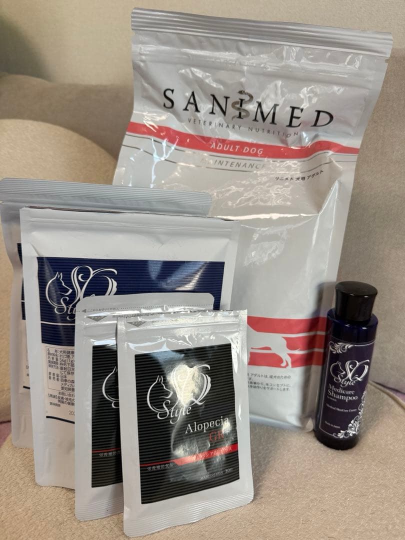 四季の森どうぶつクリニックサニメド3kg スキンケアECアロペシアGRシャンプー