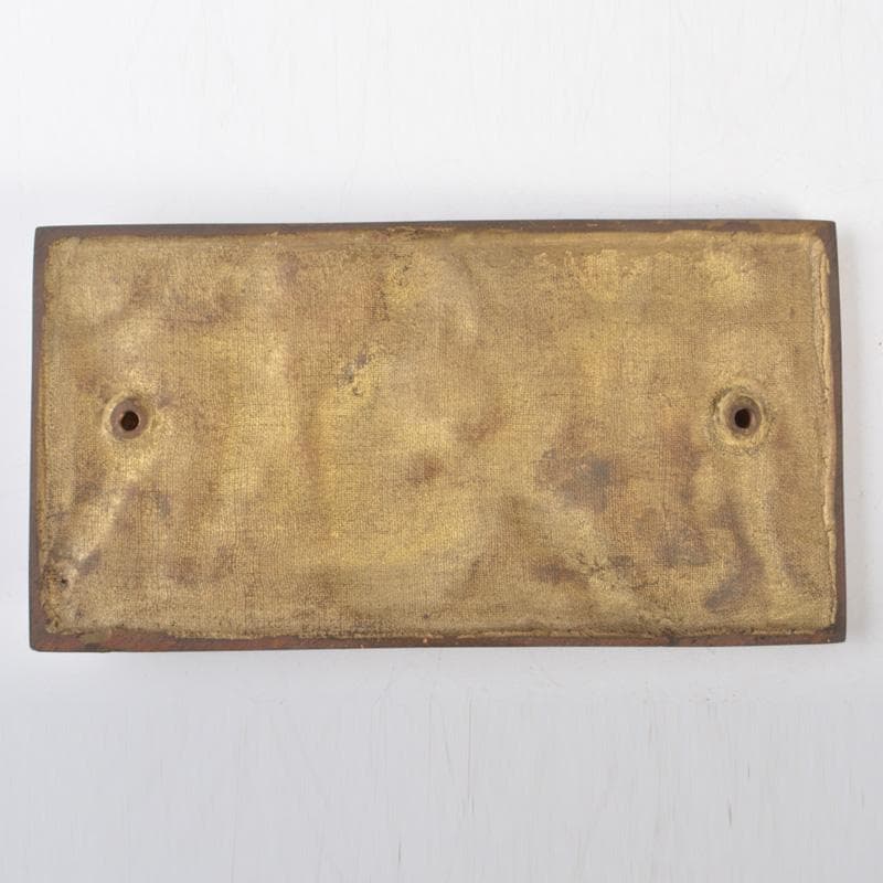 銅板レリーフ　柳原義達作　飛ぶ　裸婦画　RYUJI.M刻印　2点　N　6548