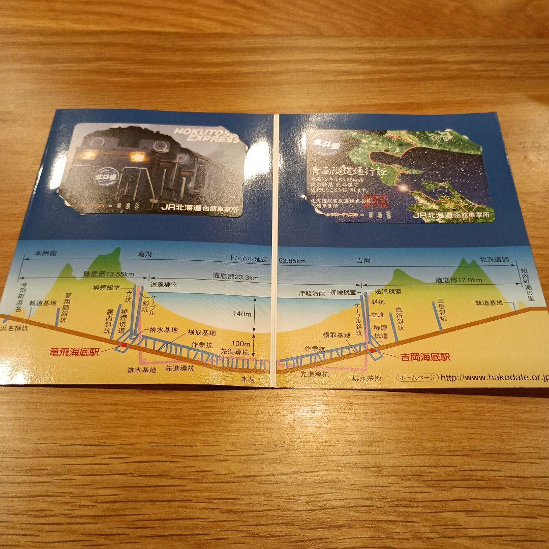 新品未使用寝台特急北斗星乗車記念オレンジカードJR北海道函館車掌所