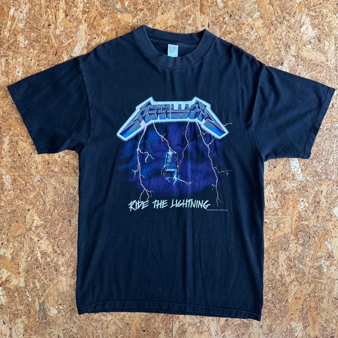 90s メタリカ \"RIDE THE LIGHTNING\"ビンテージTシャツL