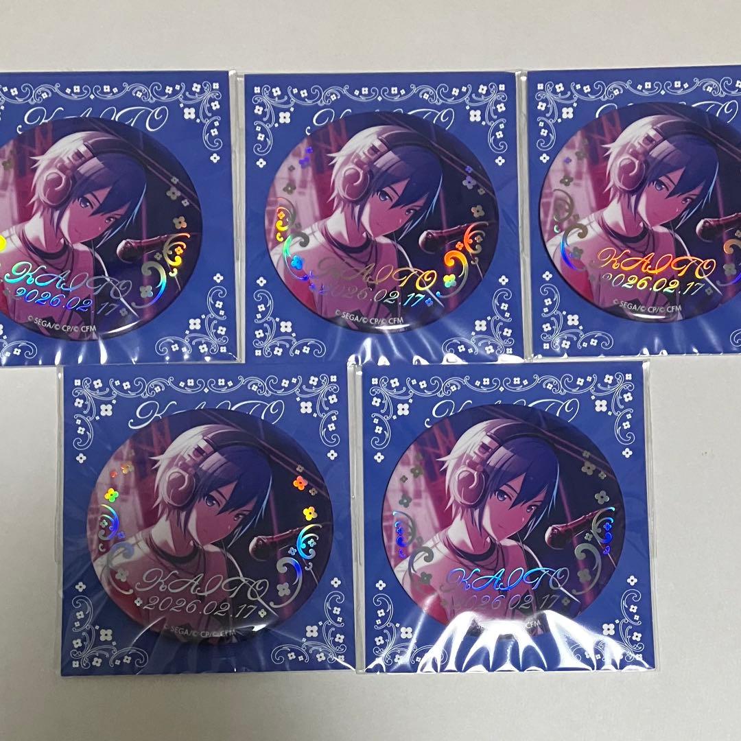 プロセカ　はぴこれ　KAITO 缶バッジ　アクリルスタンド