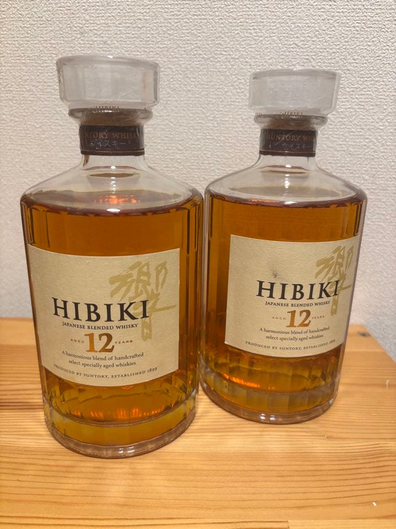 HIBIKI 12年 日本のブレンデッドウイスキー　2本