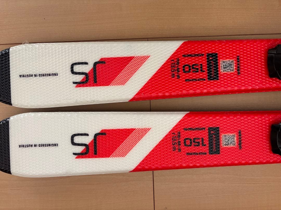 ATOMIC JS スキー 板 ホワイト/レッド