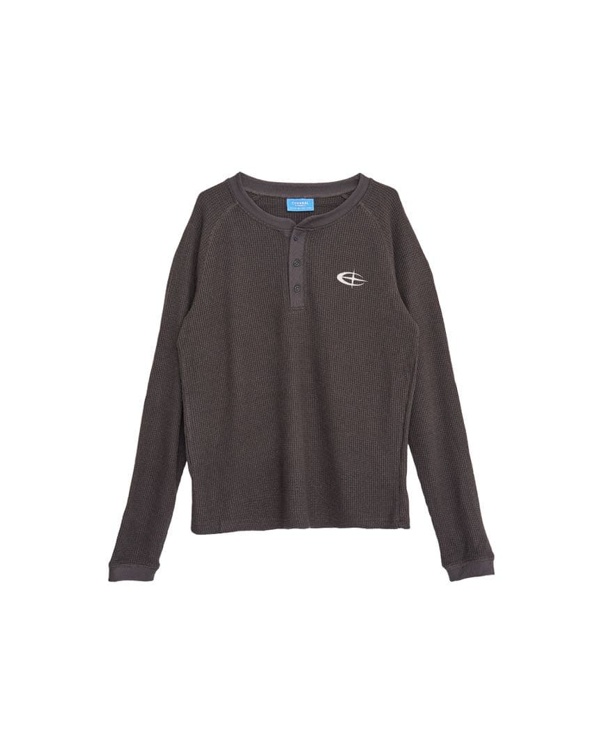 【新品未使用】CEN+RAL WUFFLE L/S TEE [チャコール]XL
