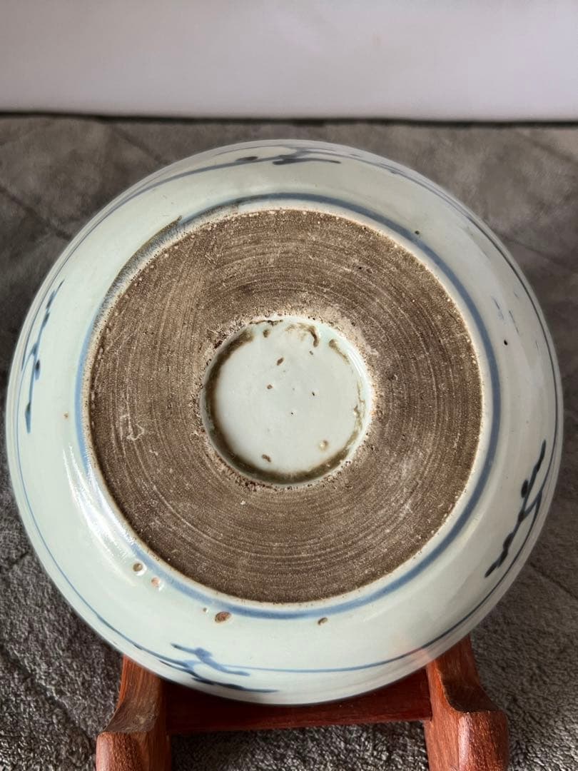 古美術　染付小皿　小鉢 共箱　XG44-6