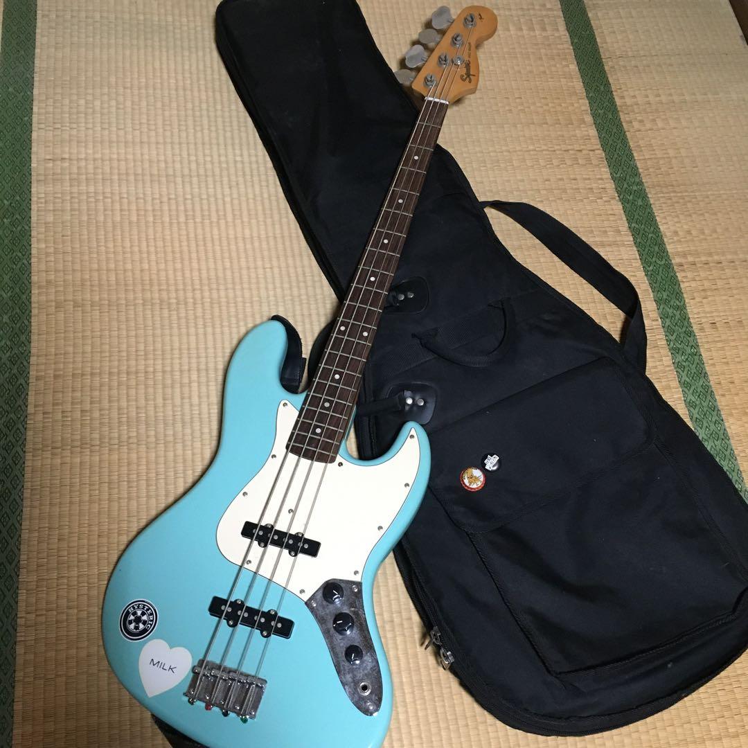 Squier Jazz Bass 　レアカラー　バッグ付き　スクワイヤー　ベース