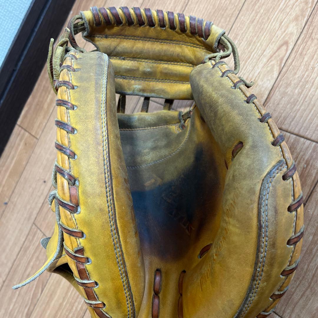 硬式用イエローグローブ