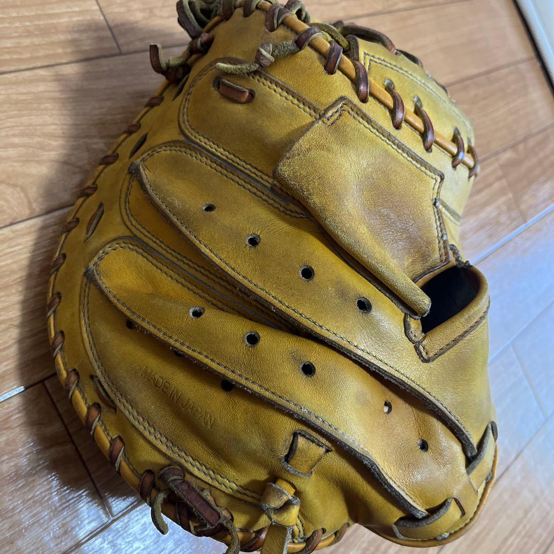 硬式用イエローグローブ