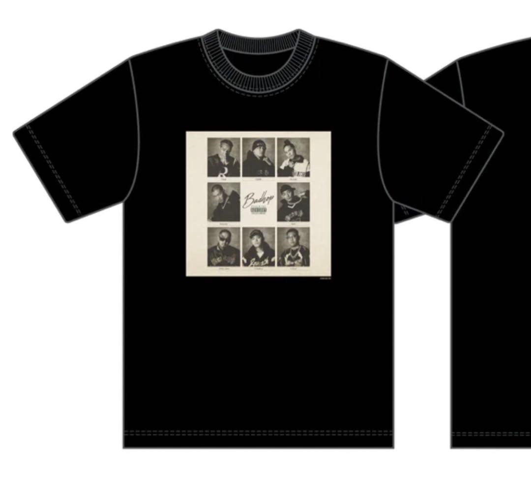 新品未使用　未開封　BADHOP XLサイズ Tシャツ モノクロデザイン
