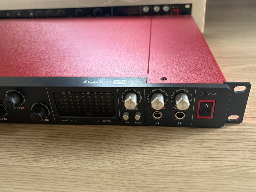 DTM・DAW Focusrite scarlett 18i20