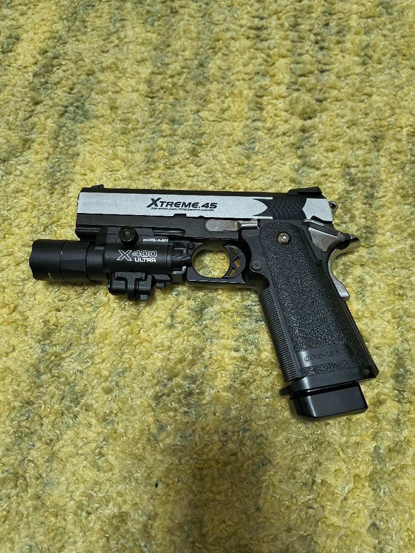 XTREME .45 ガスガン X400 ULTRAライト付き
