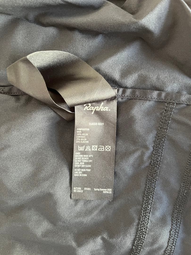 Rapha ラファ CLASSIC GILETブラック サイクリングジレ メンズ