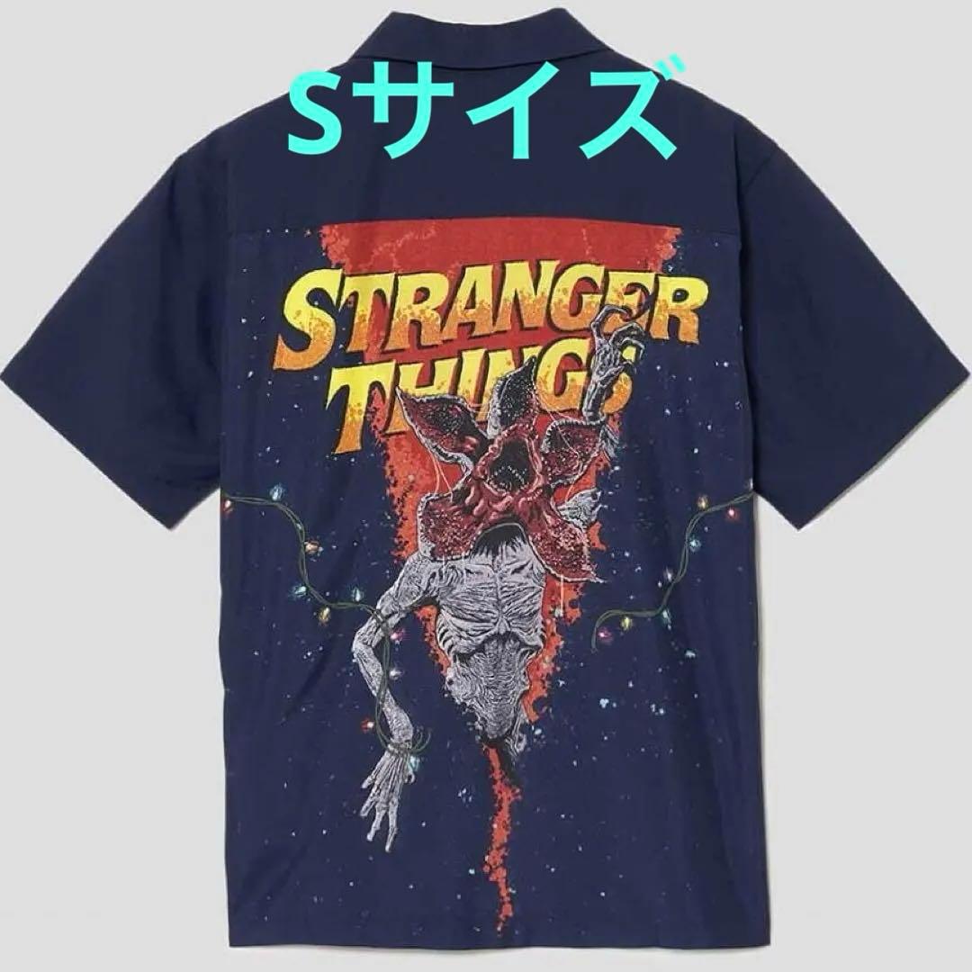 Sサイズ ストレンジャーシングス グラニフ オープンカラーシャツ　　新品