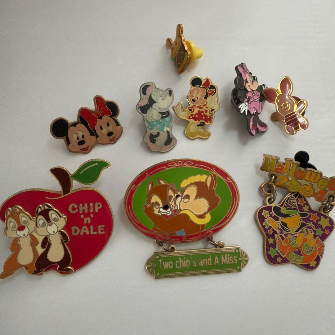 ディズニー ランド シー レトロ ピンズ ピンバッジ セット