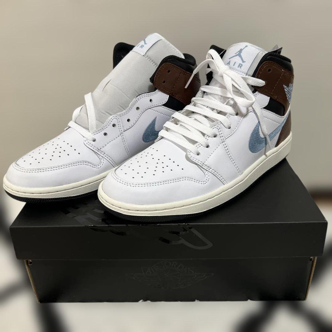 【未使用品】Nike Air Jordan 1 Retro ホワイト/ブラウン