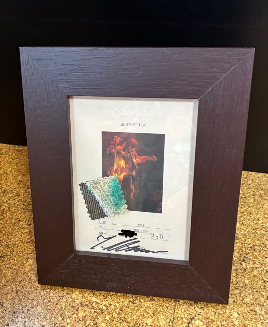 宇都宮隆　衣装・サイン　レア　額　／ tm network