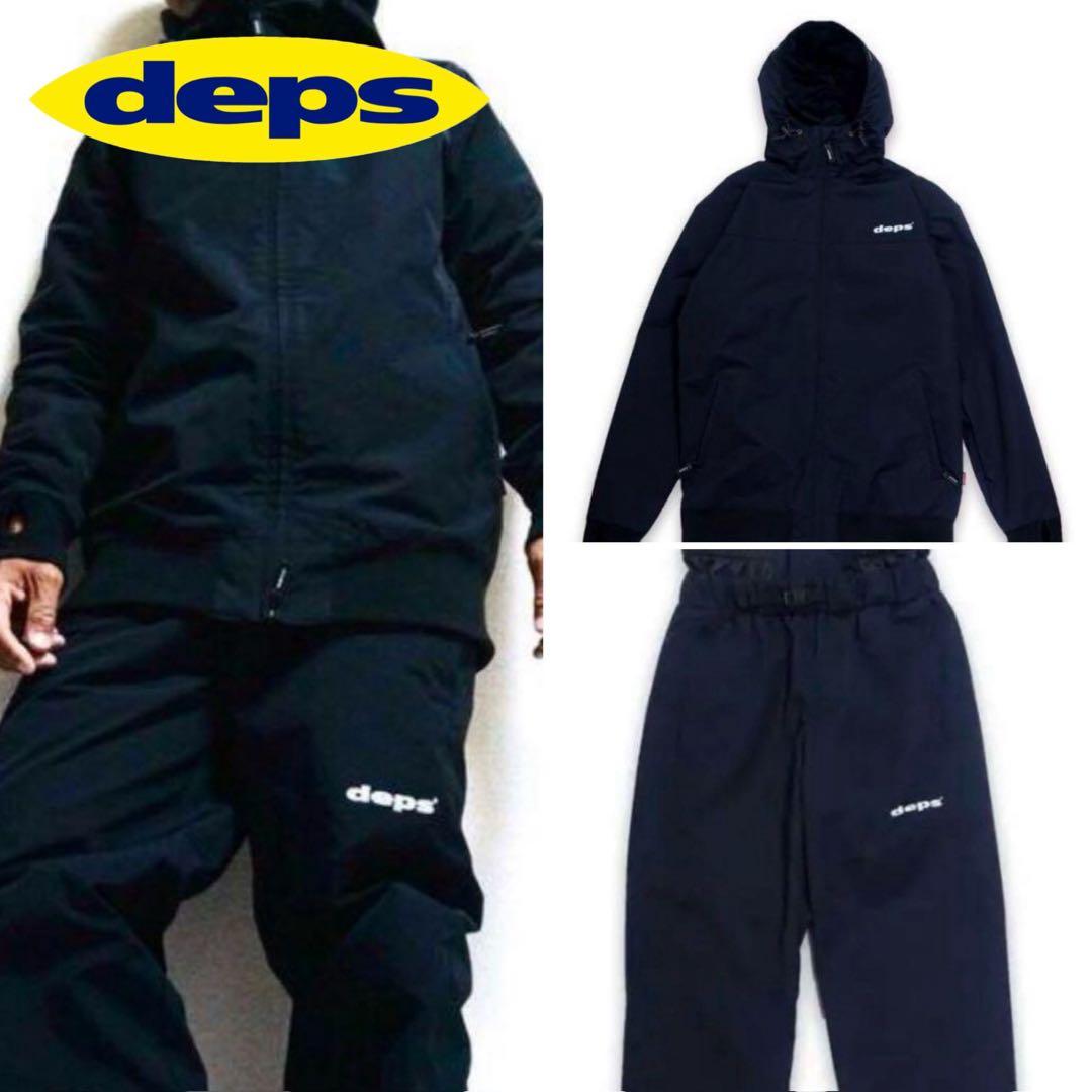 Sサイズ（M相当）！ブラック！セットアップ！ デプス シェルジャケット&パンツ