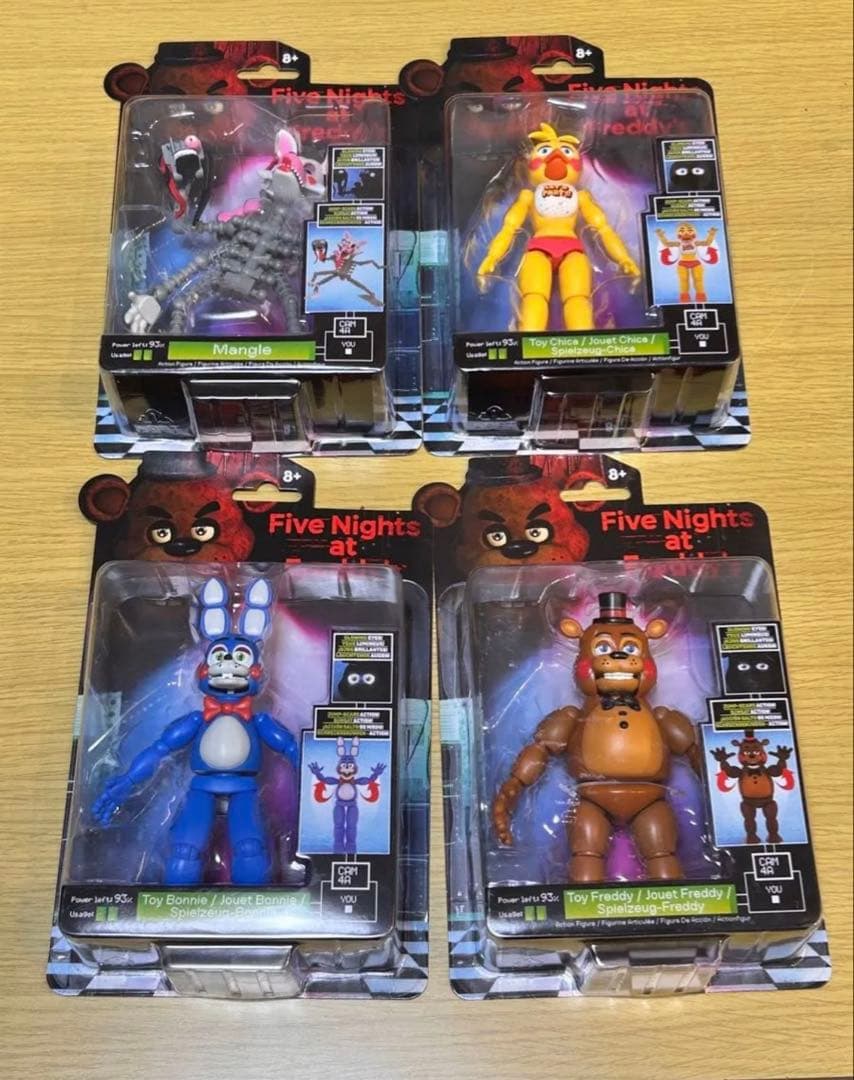 ファイブナイツアットフレディーズ　アクションフィギュア 4種セット FNAF