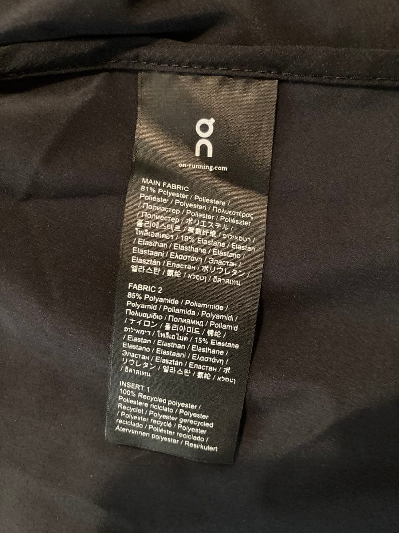 【美品】On Climate Jacket メンズ S ブラック 廃盤モデル