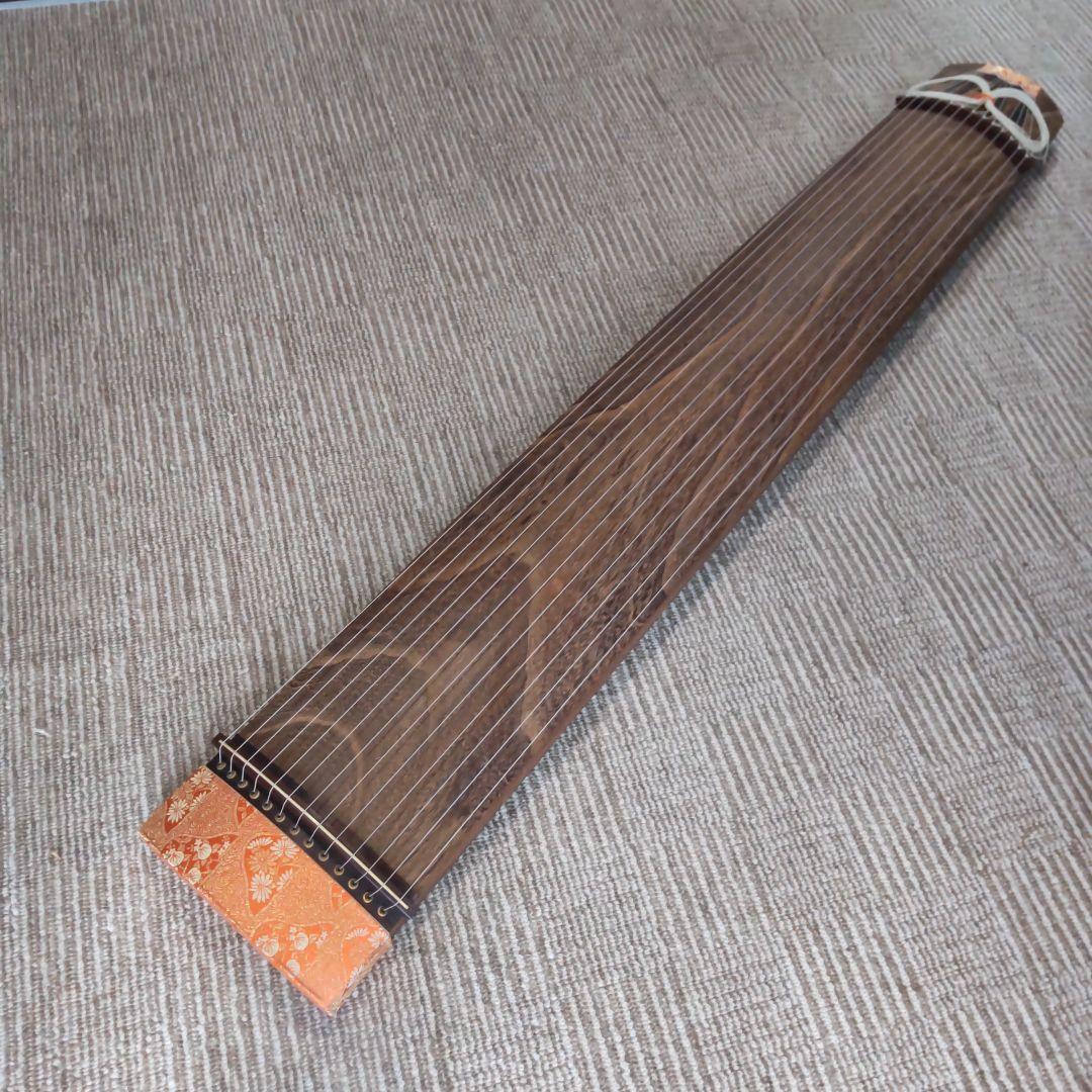 50年前位の箏 13弦 弦楽器 和楽器 複雑な木目