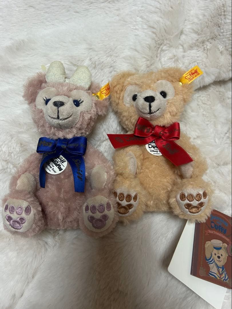 シュタイフ ダッフィー＆シェリーメイ ぬいぐるみ 10周年記念　未使用品