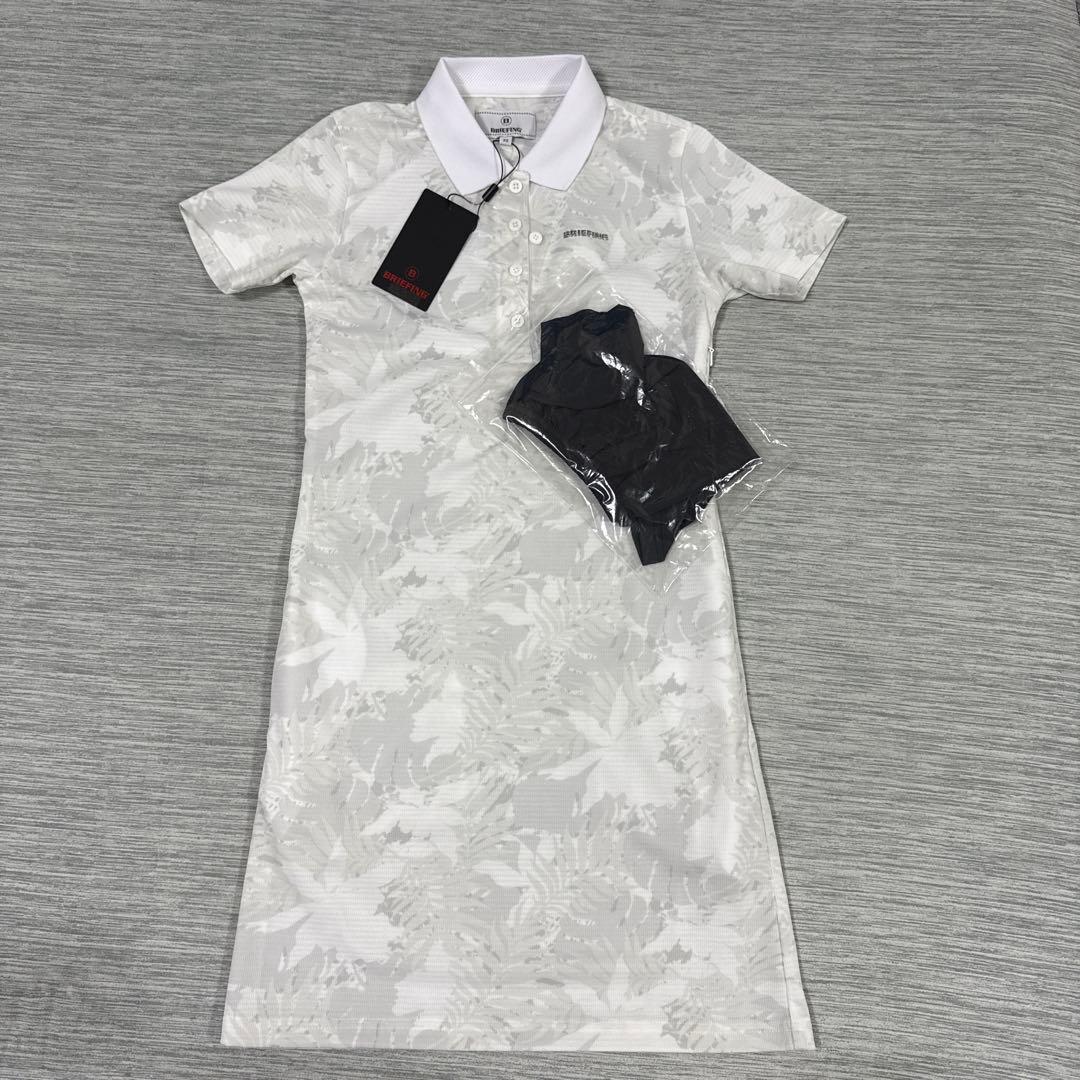 新品　BRIEFING GOLF ブリーフィング ノースリーブポロワンピース