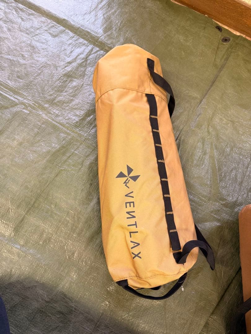 VENTLAXツーウェイコット ＋ インフレータブルマット セット　コヨーテ