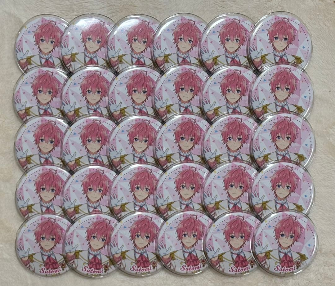 すとぷり　さとみくん缶バッジ30個セット