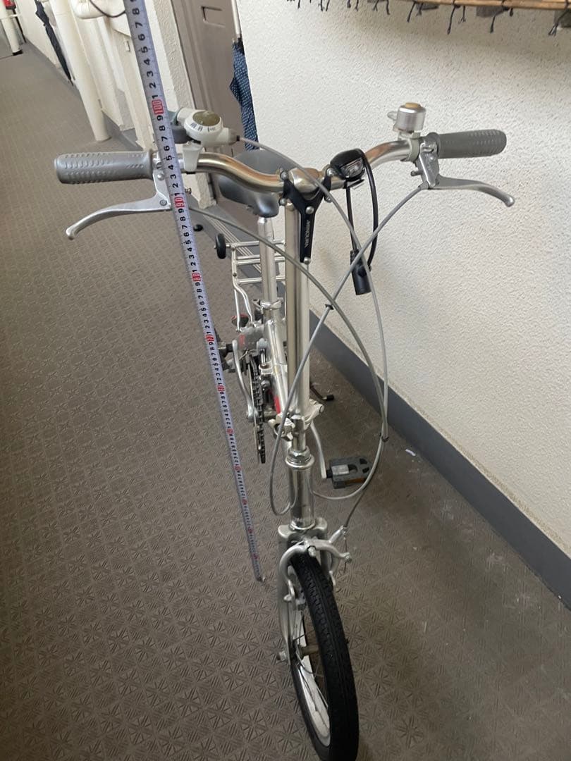 折りたたみ自転車 シルバー コンパクト　Coleman