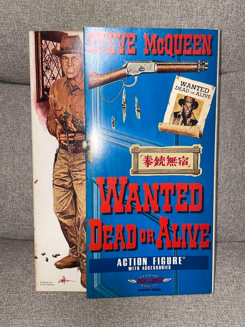 トイズマッコイ　スティーブマックイーン　フィギュア　拳銃無宿