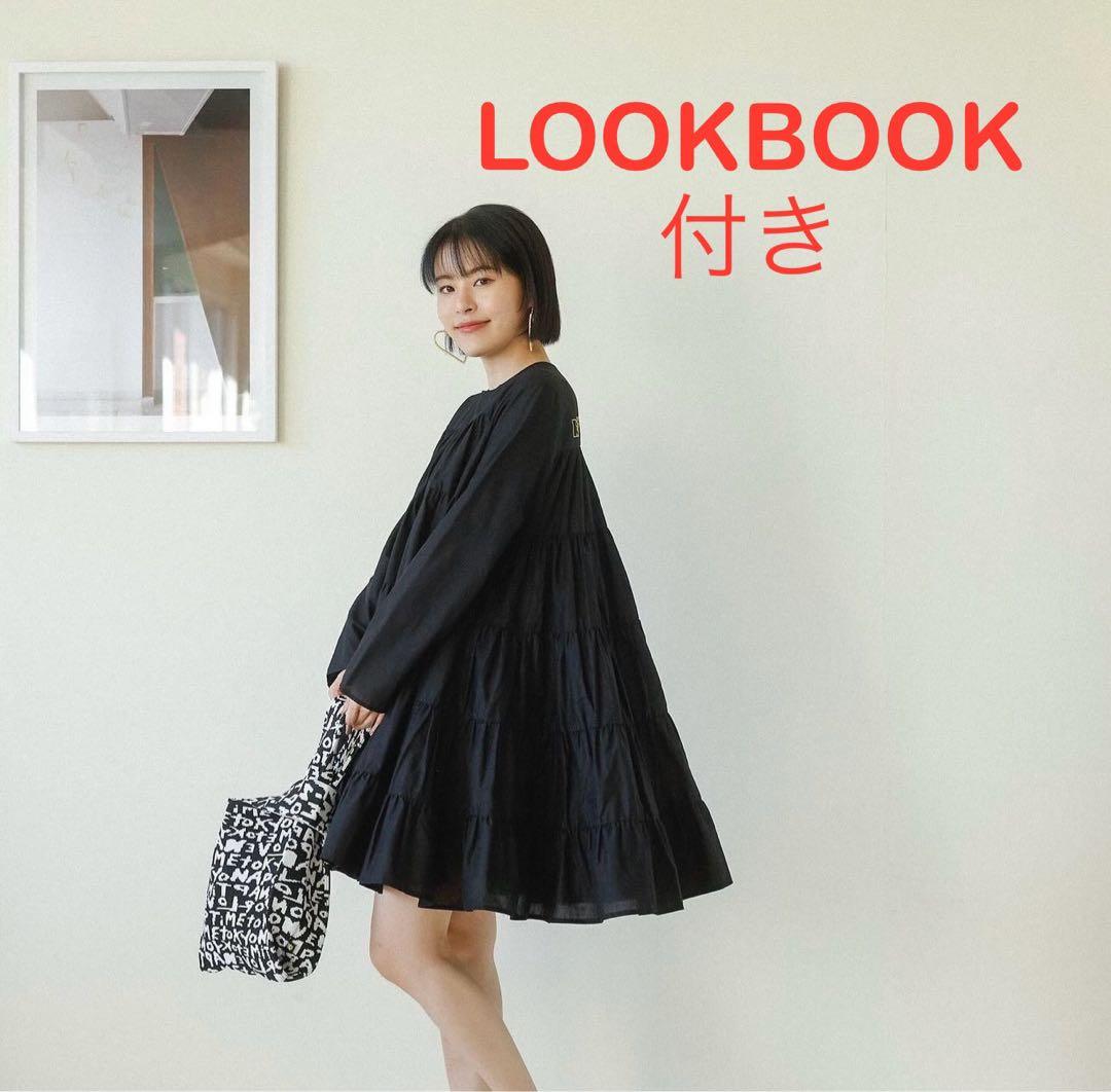 ティアードワンピース　ブラック