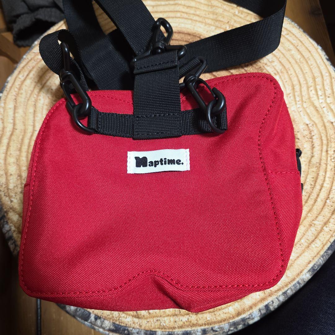 Nissy Naptime. クロスボディバッグ赤