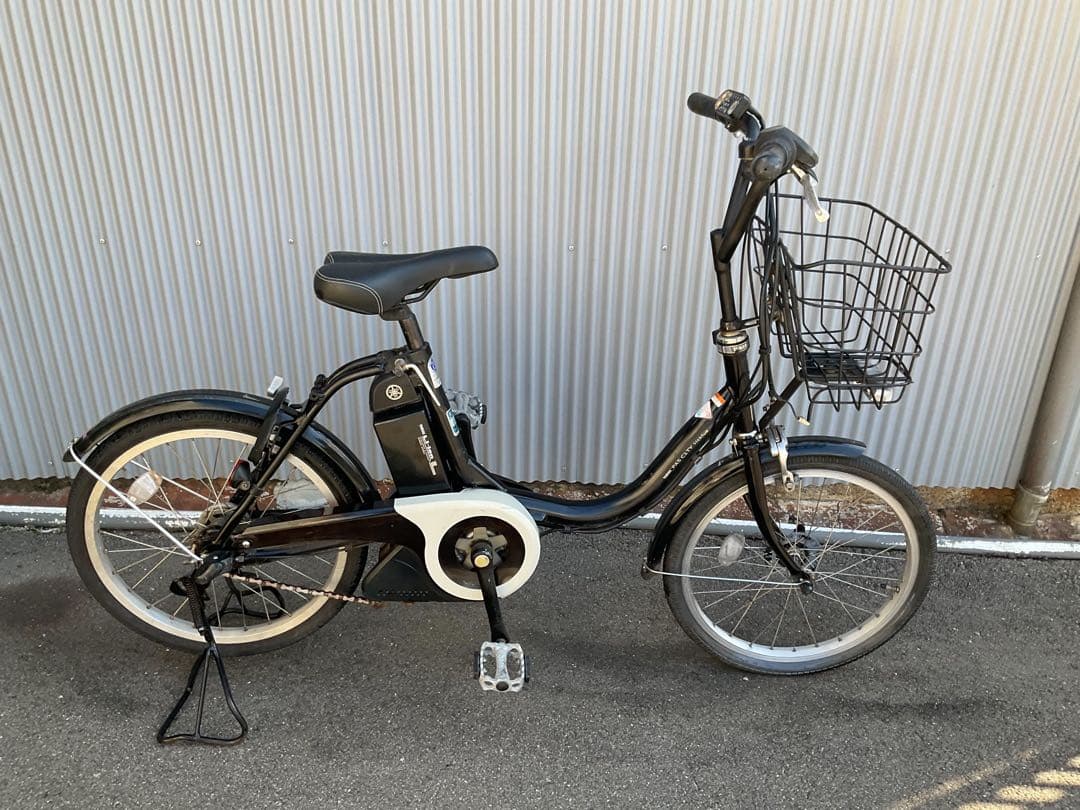ヤマハ新機種電動アシスト自転車pas city20インチブラックアルミボディー
