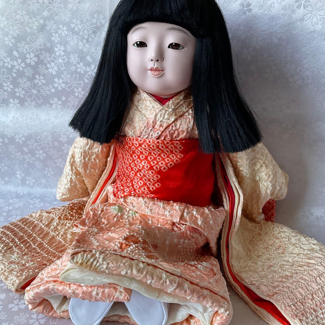 市松人形　松乾斎東光作　お座り着せ替え市松人形