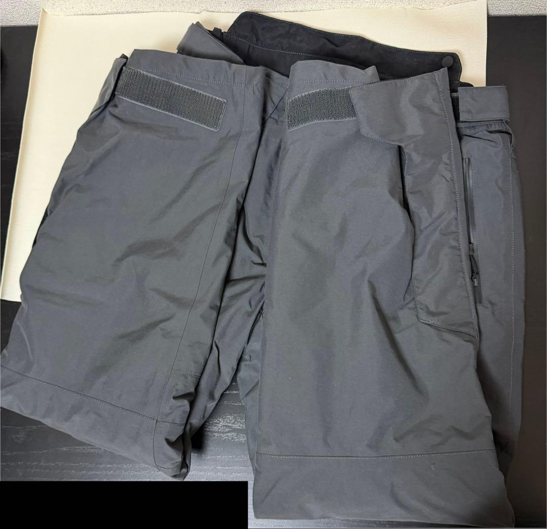 ダイワDAIWA ゴアテックス　防寒パンツ メンズM グレー　専用サスペンダー付