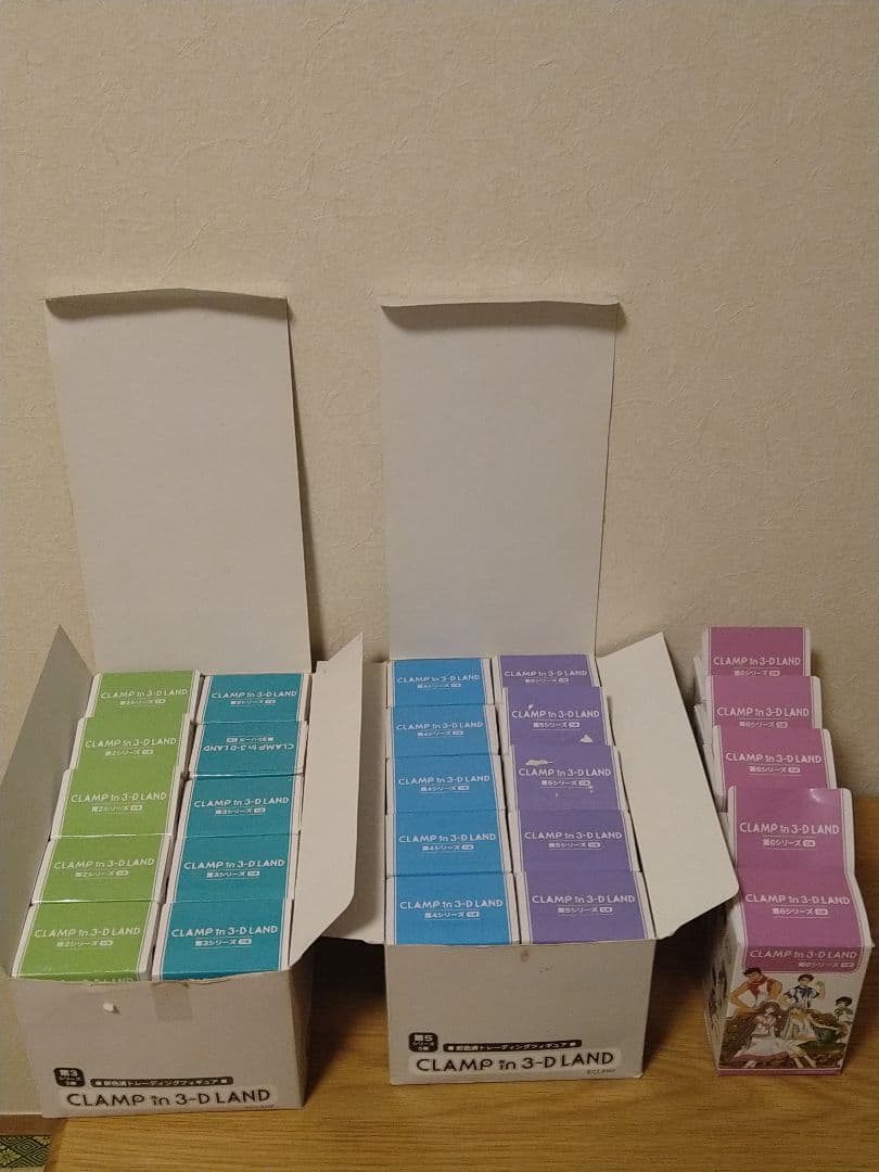 CLAMP in 3-D LAND フィギュアセット（第2〜第6シリーズセット）