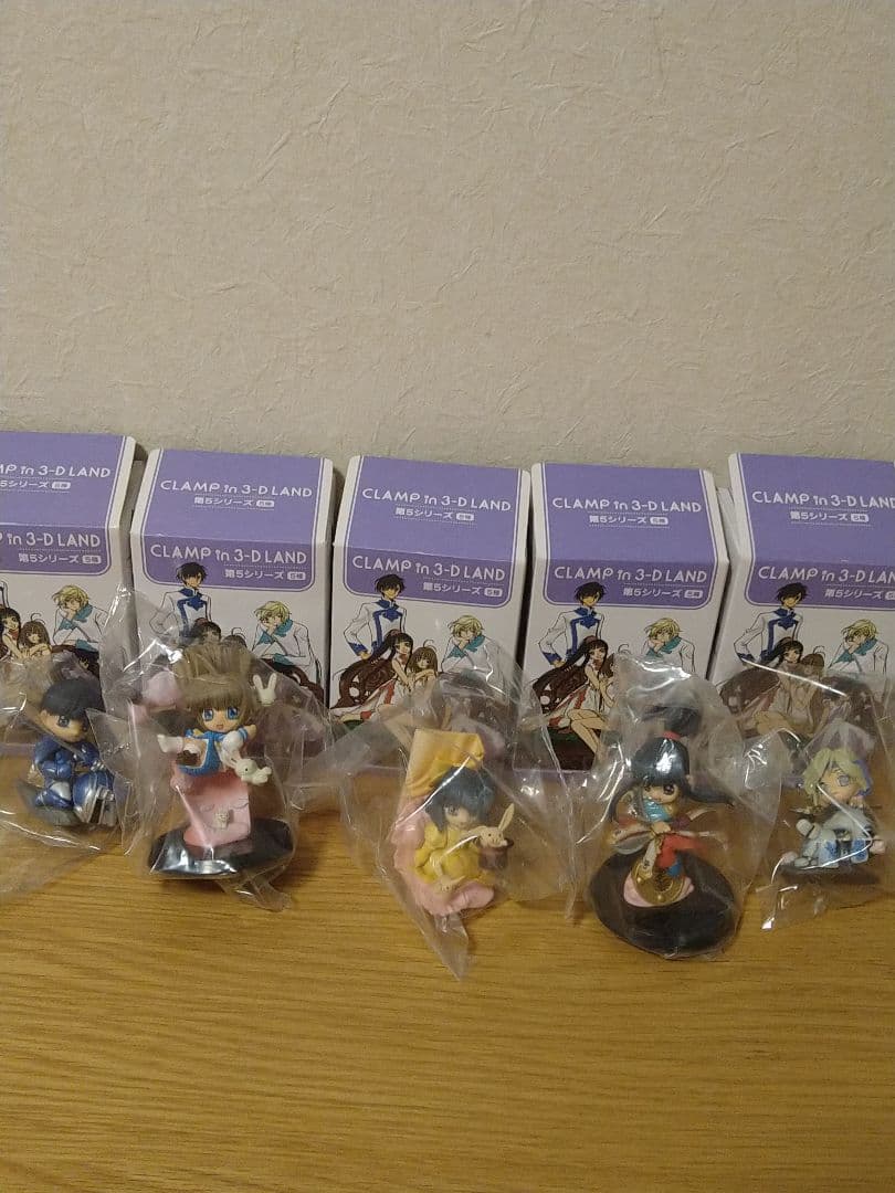 CLAMP in 3-D LAND フィギュアセット（第2〜第6シリーズセット）