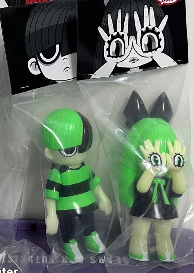 新品 GRAPE BRAIN 台湾限定 にぎるちゃん のりくん ソフビ セット