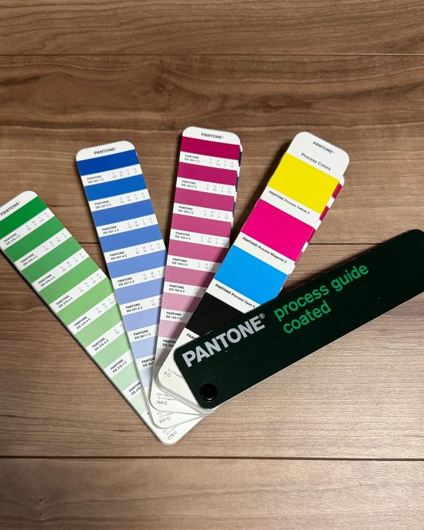 PANTONE カラーガイド　process coated