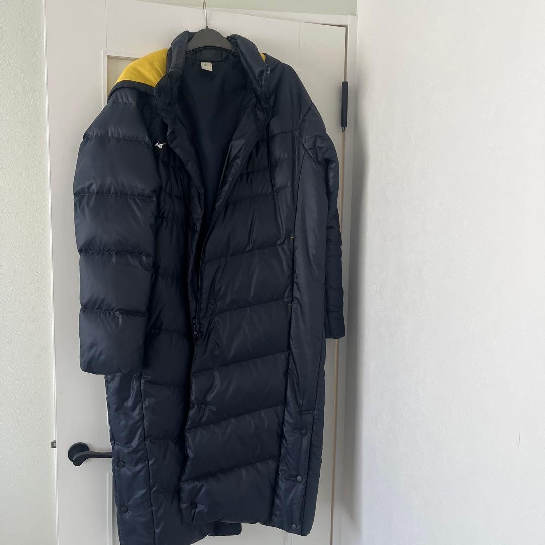 Mizuno ベンチコート ネイビー/イエロー最終値下げしました