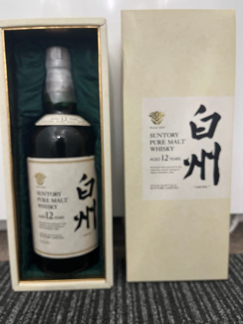 【未開栓　パラフィルム付】SUNTORY 白州 12年 ピュアモルトウイスキー