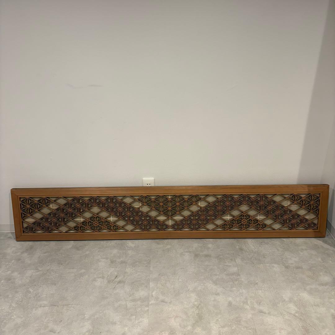 アンティーク建具 組子欄間　障子