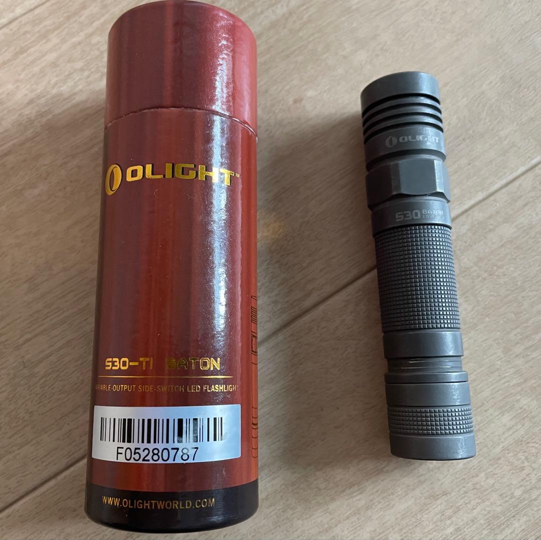 ビンテージOLIGHT S30 Ti BATON チタン