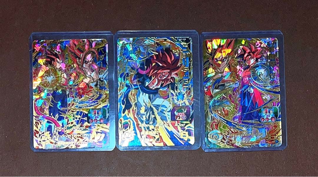 ドラゴンボールヒーローズカード　ベジータ　孫悟空　ゼノ　ゴジータ　BT 引退品