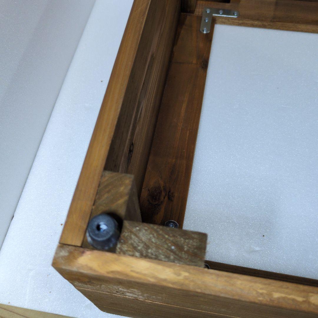 NV22 杉板カバーセット　オーバーフロー加工　木枠　ビオトープ　メダカ