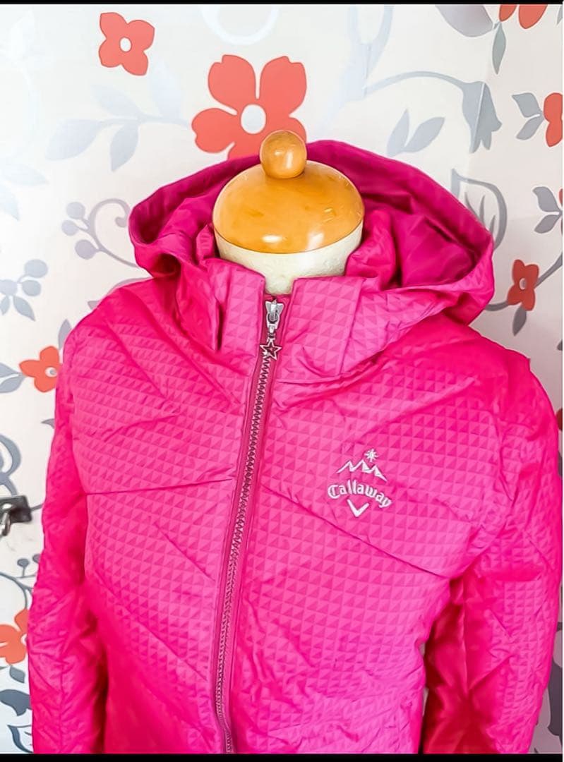 【新品】キャロウェイ ピンク ４WAY ゴルフウェア ダウンジャケット ベスト