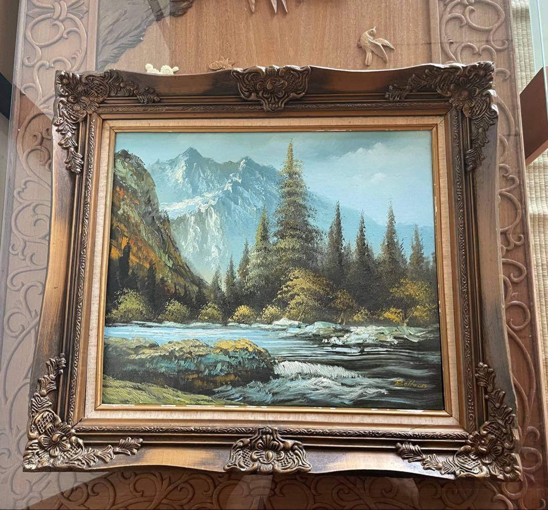 油絵　作者不明