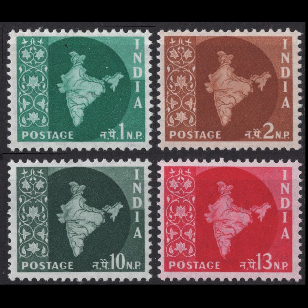 普通切手（インド 1958-1963年）